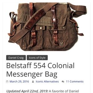 Belstaff Colonial 554 Messenger Bag